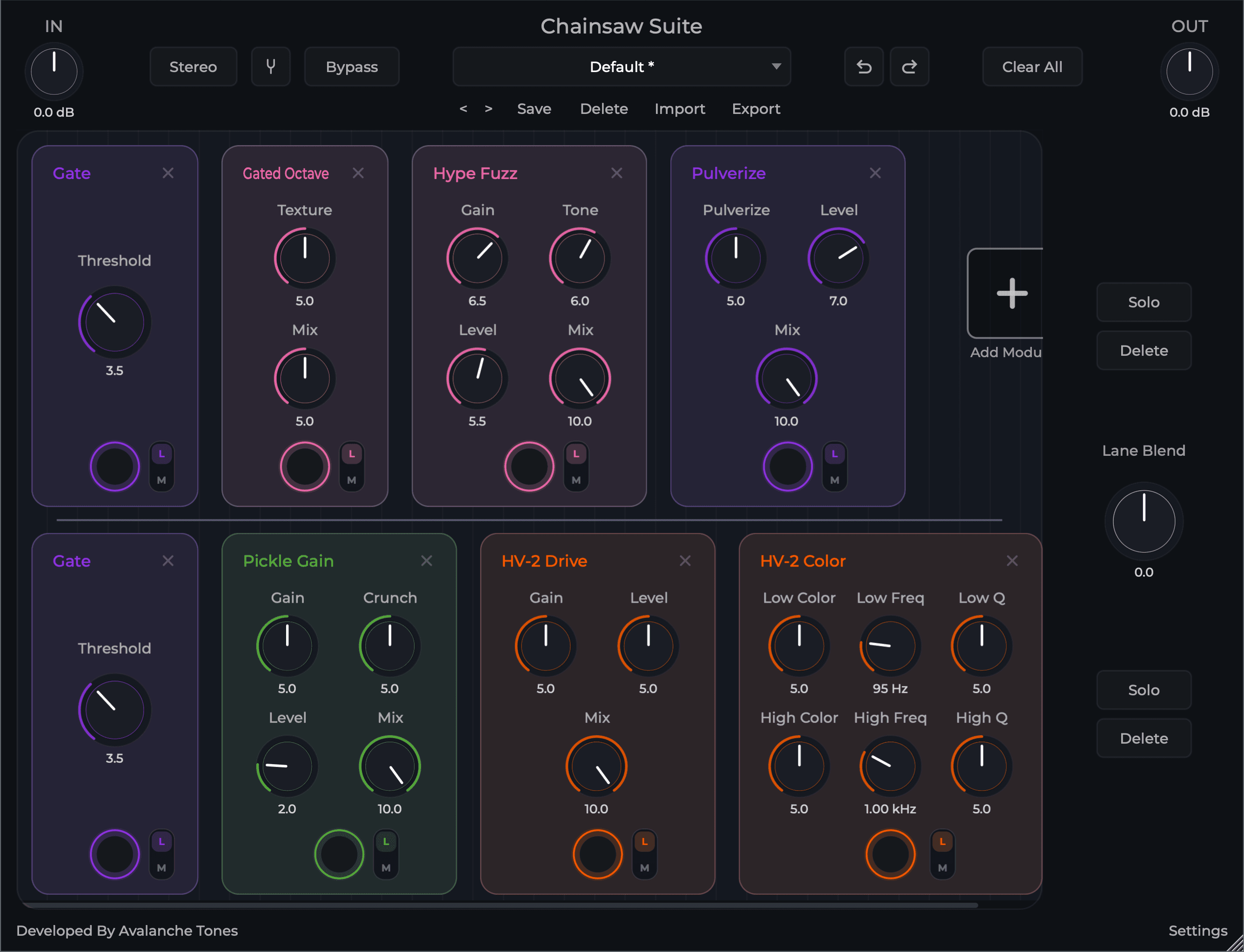 Chainsaw Suite plugin interface