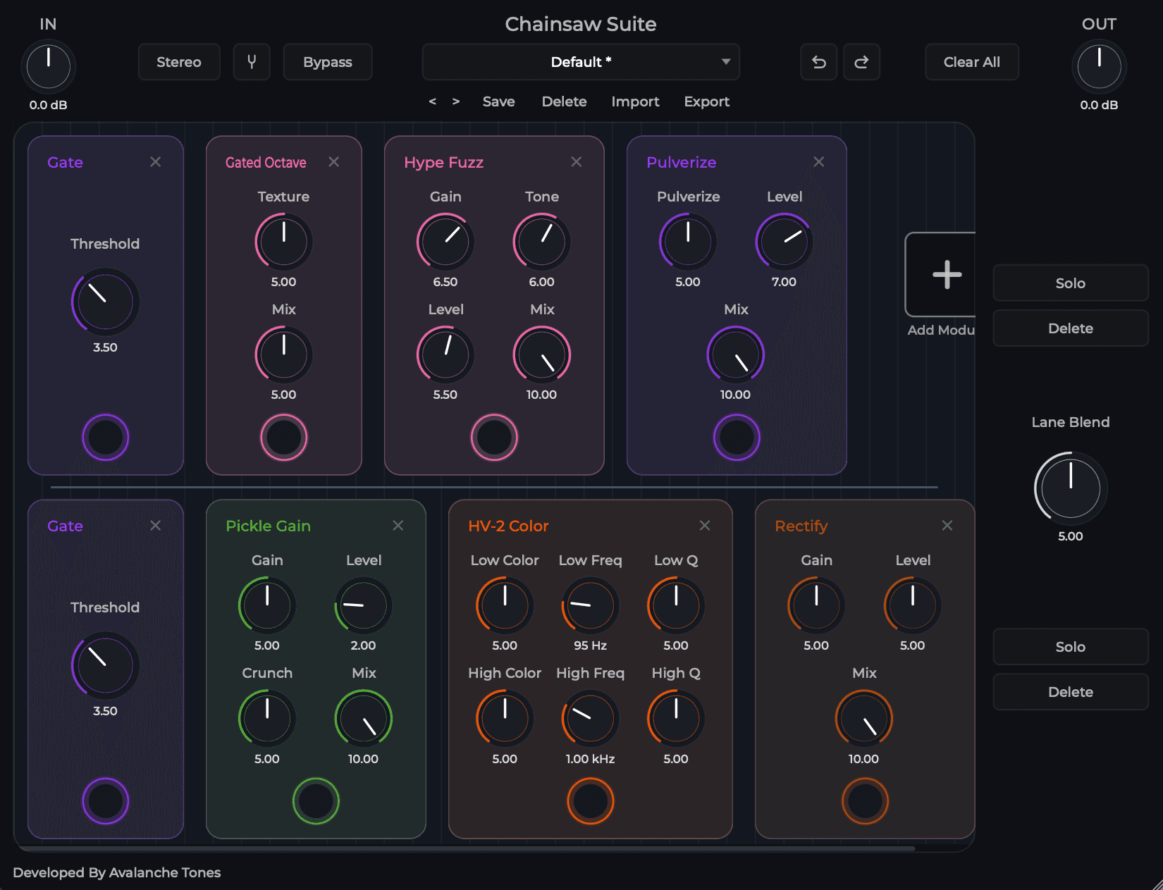 Chainsaw Suite plugin interface